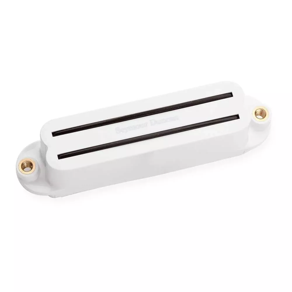 Seymour Duncan SHR-1B Hot Rails Single Coil Sized Humbucker - High Output Strat Bridge Pickup for Rock and Metal