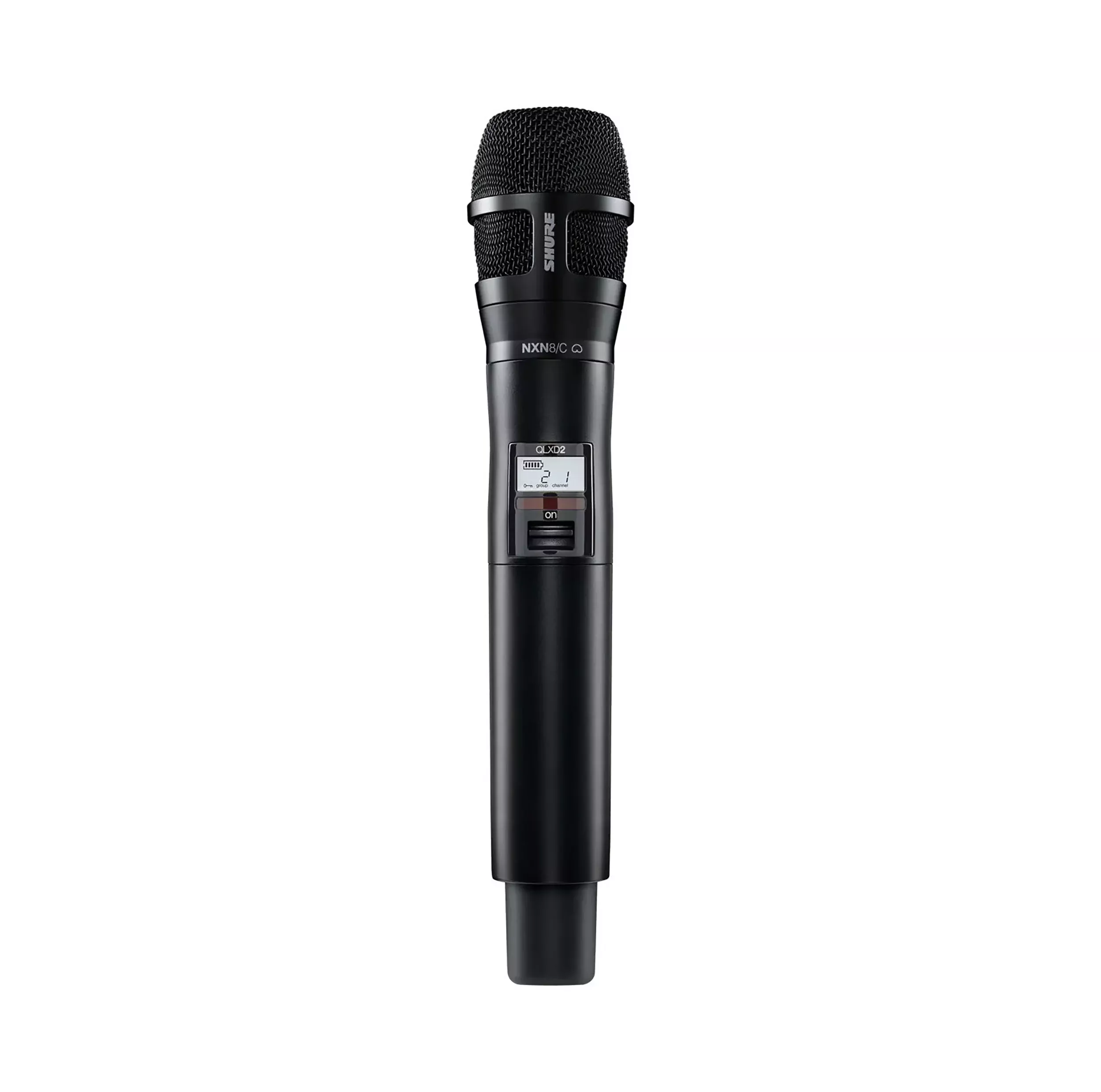 Shure QLXD2/N8CB-G50, Handheld Transmitter with Nexadyne 8/C Capsule - G50 (470-534 MHz)