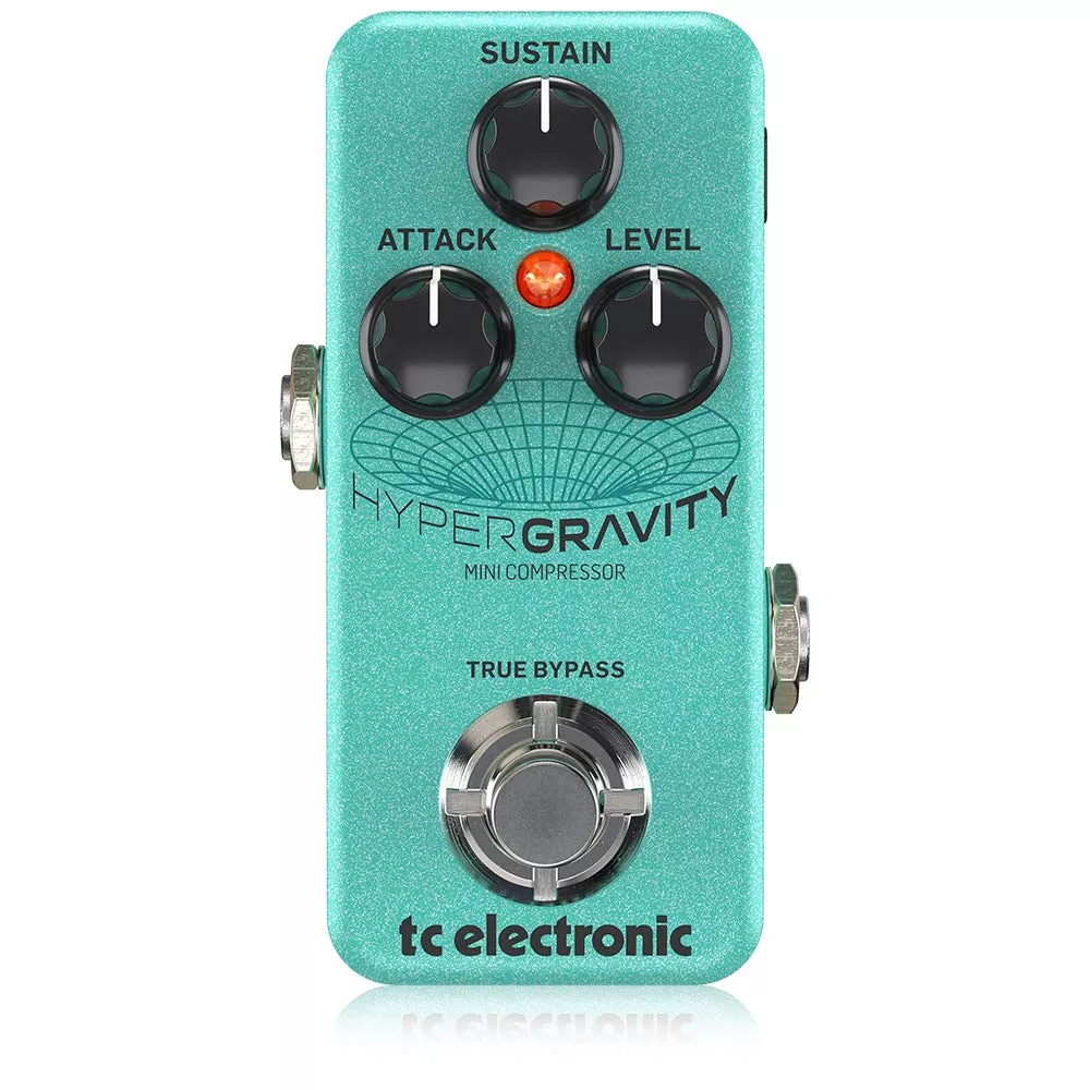 TC Electronic HYPERGRAVITY MINI COMPRESSOR State-of-the-Art Multiband Compression with Advanced MD3 Multiband Dynamics Algorithm