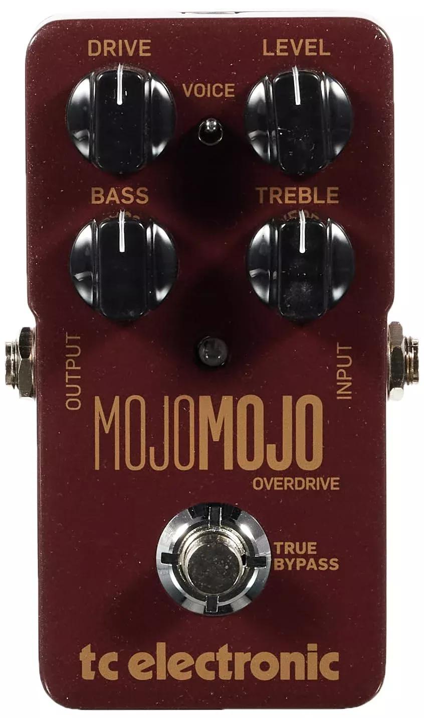 TC Electronic MOJOMOJO OVERDRIVE Exceptional Overdrive Pedal with Extra Headroom, Precise Controls and a Voicing Switch