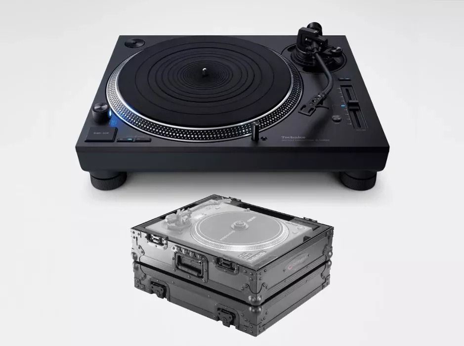 Technics SL-1210GR2-K Direct-Drive Turntable + Odyssey Black Label Flight Case