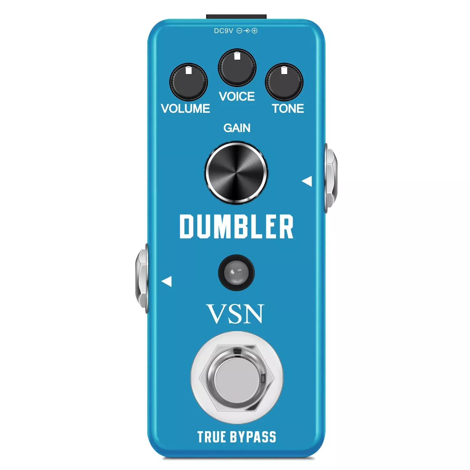 VSN Vintage Overdrive Pedal, Classic Overdrive Pedal Analog Overdrive Pedals For Electric Guitar Effect with a Voice dial For Mi