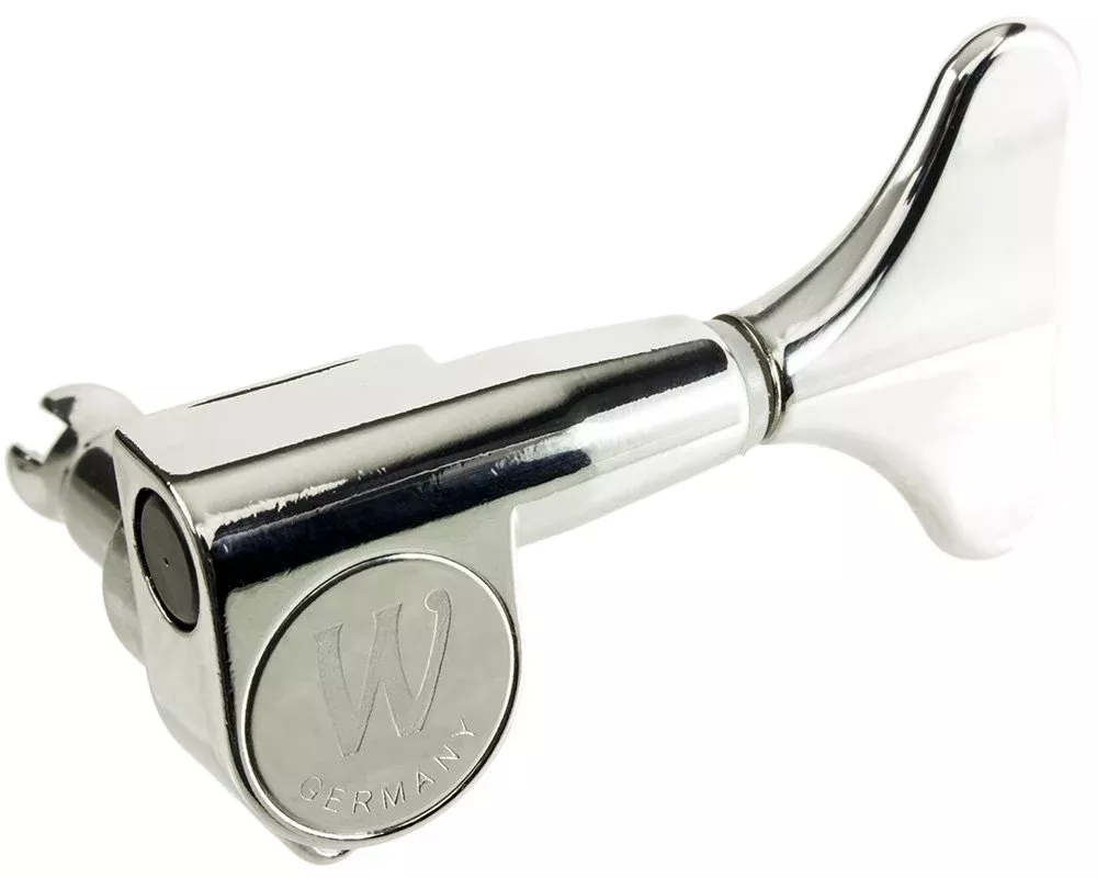 Warwick Replacement Bass Guitar Tuner, Chrome, Bass Side