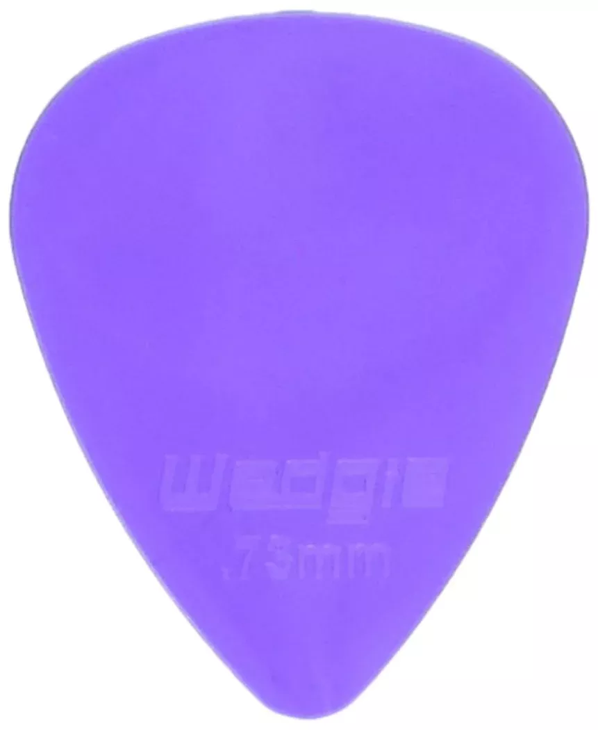 Wedgie WCPP73 0.73mm Wedgie Clear Pick 12 Pack, Purple