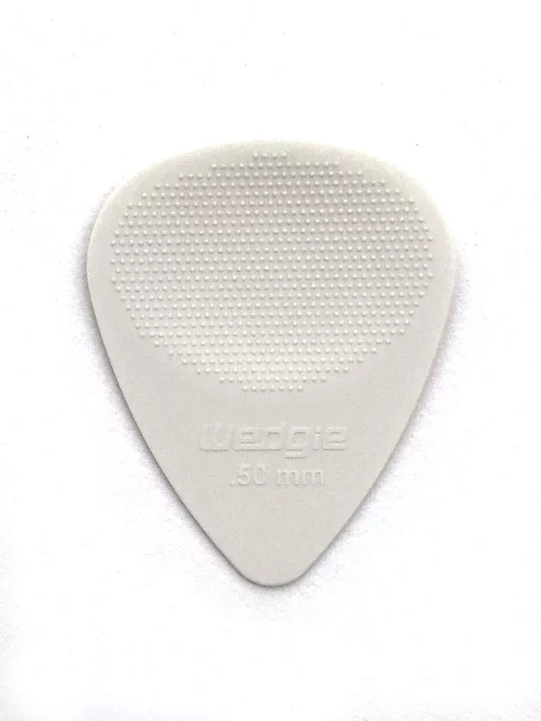 Wedgie WNPP50 Nylon XT Textured Guitar Picks .50mm Cream, 12 Pack