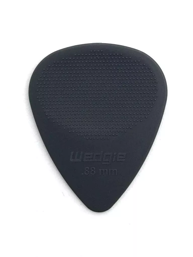 Wedgie WNPP88 Nylon XT Textured Guitar Picks .88mm Dark Grey, 12 Pack
