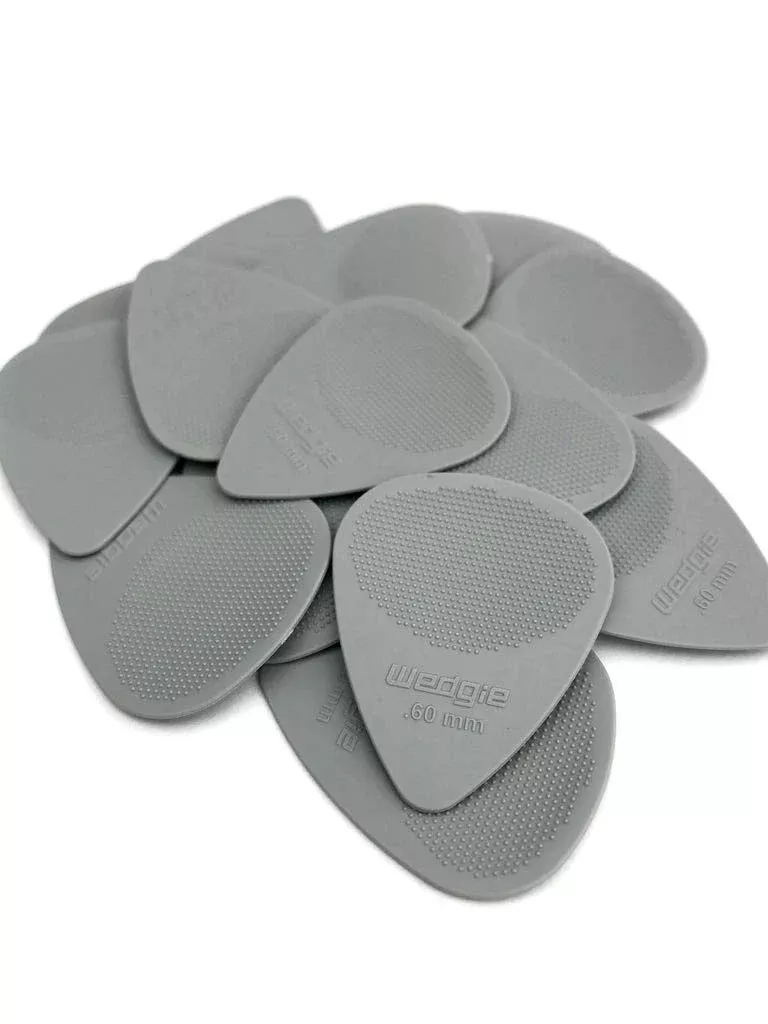 Wedgie WNPR60 0.60mm Wedgie Nylon Pick Refill, 36 Pieces, Light Grey