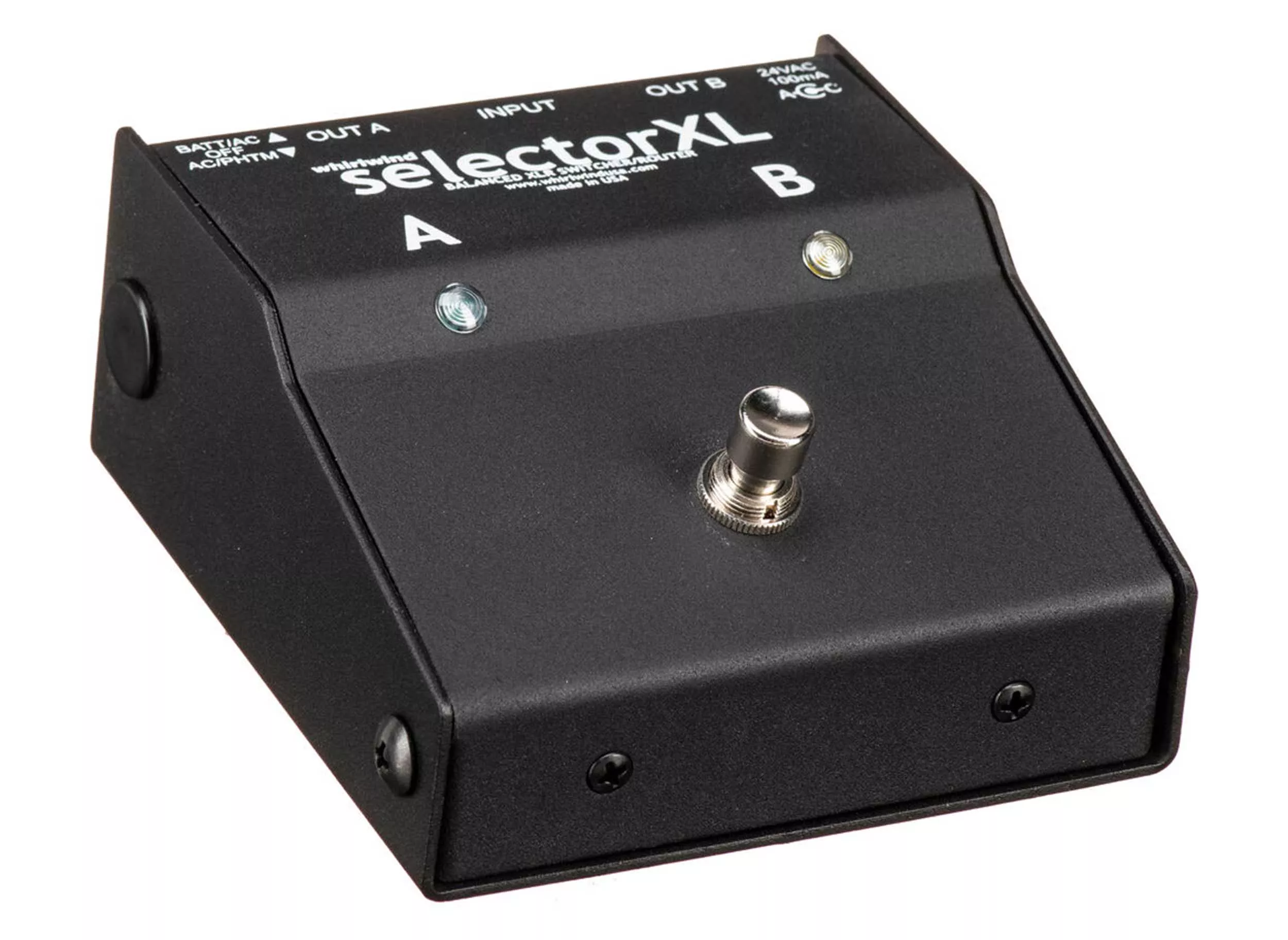 Whirlwind SELXL Footswitch Microphone Output Controller with XLR I/O