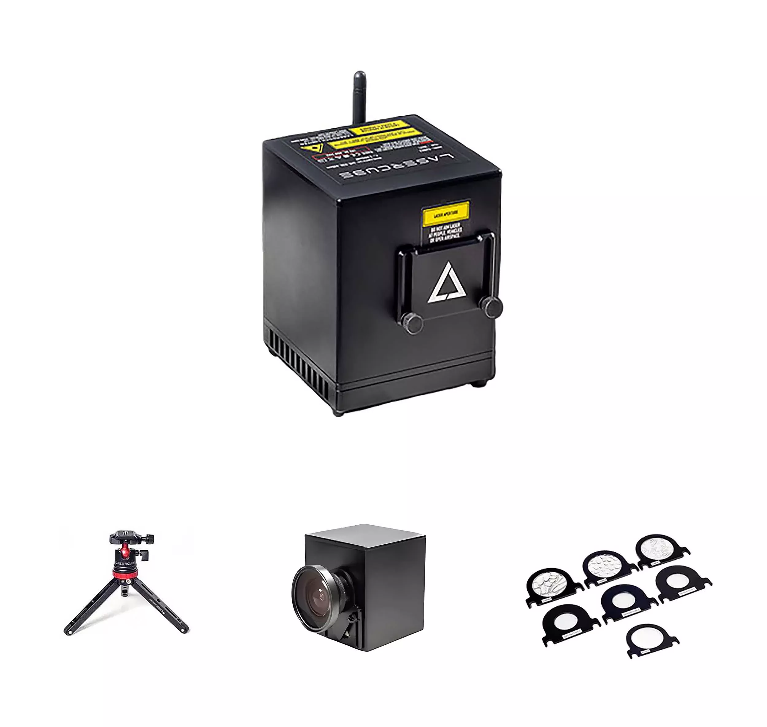 X-Laser LaserCube 1.2W WIFI DJX DJ Pkg by Wicked Lasers - Kit
