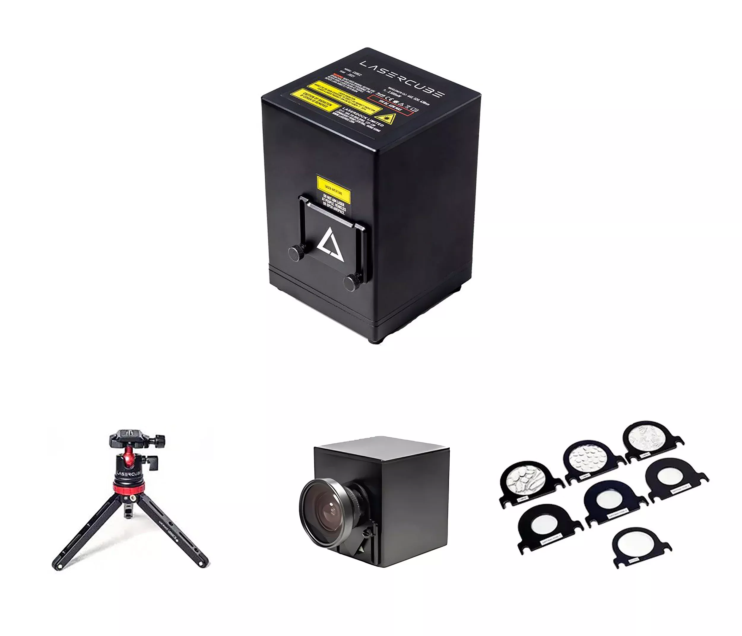 X-Laser LaserCube Ultra 2.5W by Wicked Lasers DJ Pkg w/ Tripod - Kit