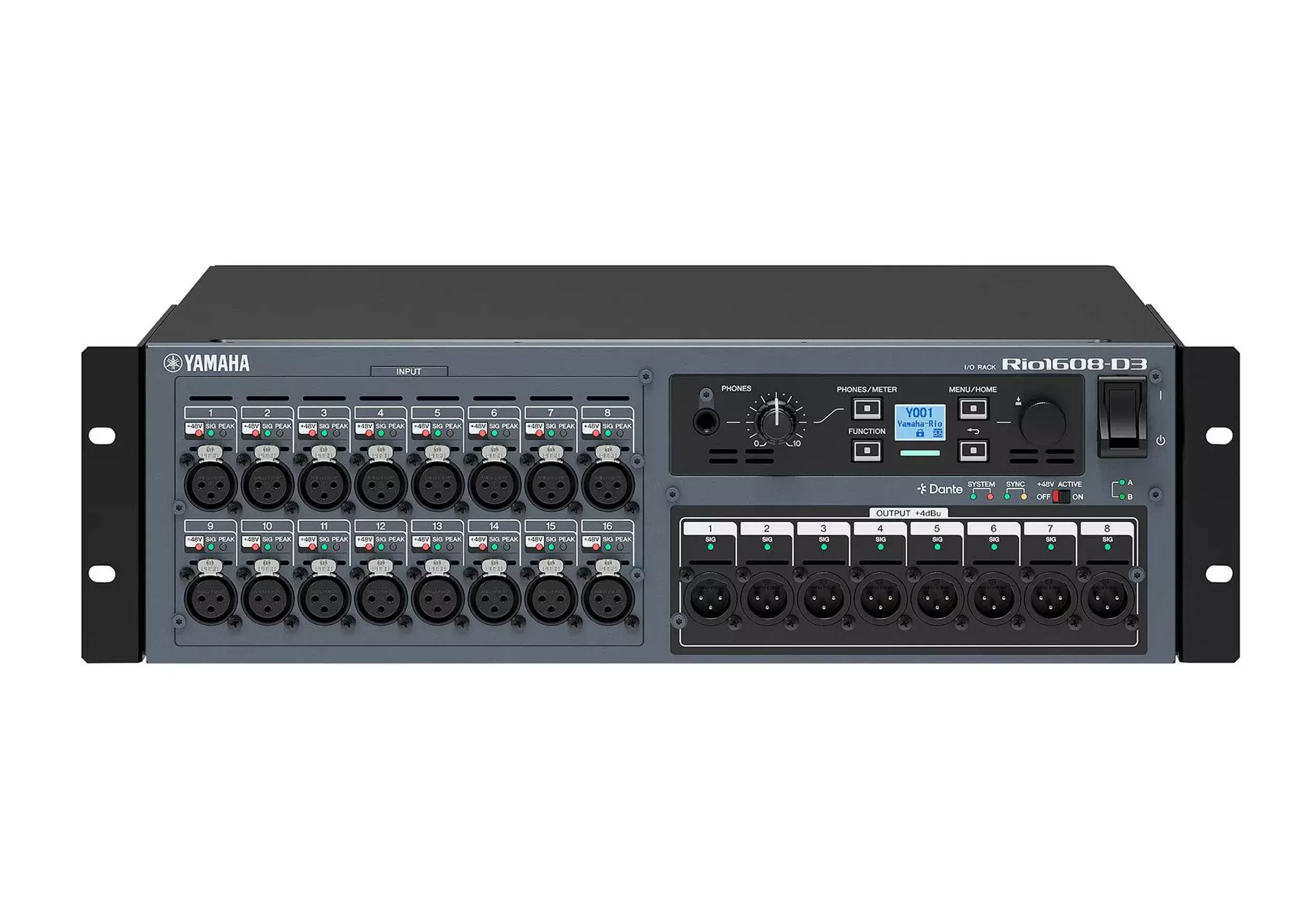 Yamaha Rio-D3 Series Dante Stage Box