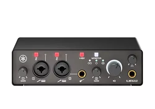 Yamaha UR22MK3 2x2 USB-C Audio Interface (Black)