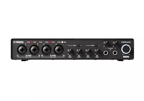 Yamaha URX44C 6x4 USB-C Audio Interface