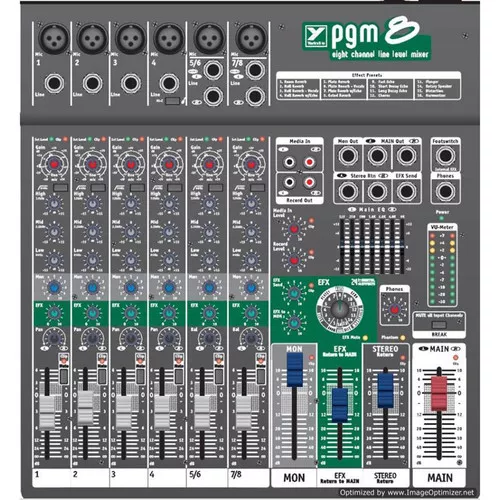 Yorkville PGM8 Mixer
