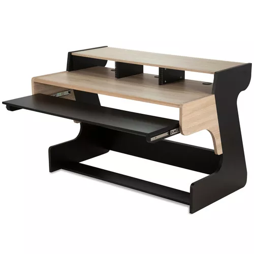 Zaor Miza 88 Flex Studio Desk (Black Oak)