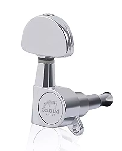 Zcloud Goods Guitar Tuning Pegs GTPChrom 3+3 Chrome Finish