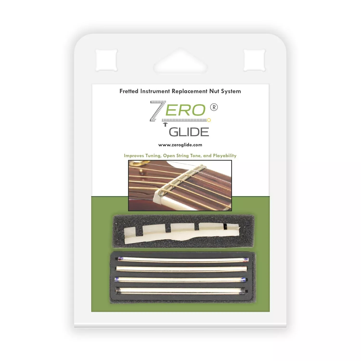 Zero Glide ZS-17F Acoustic Guitar Nut for Fender-Style Bass Guitar