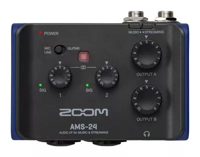 Zoom AMS-24 Audio Interface for Music & Streaming