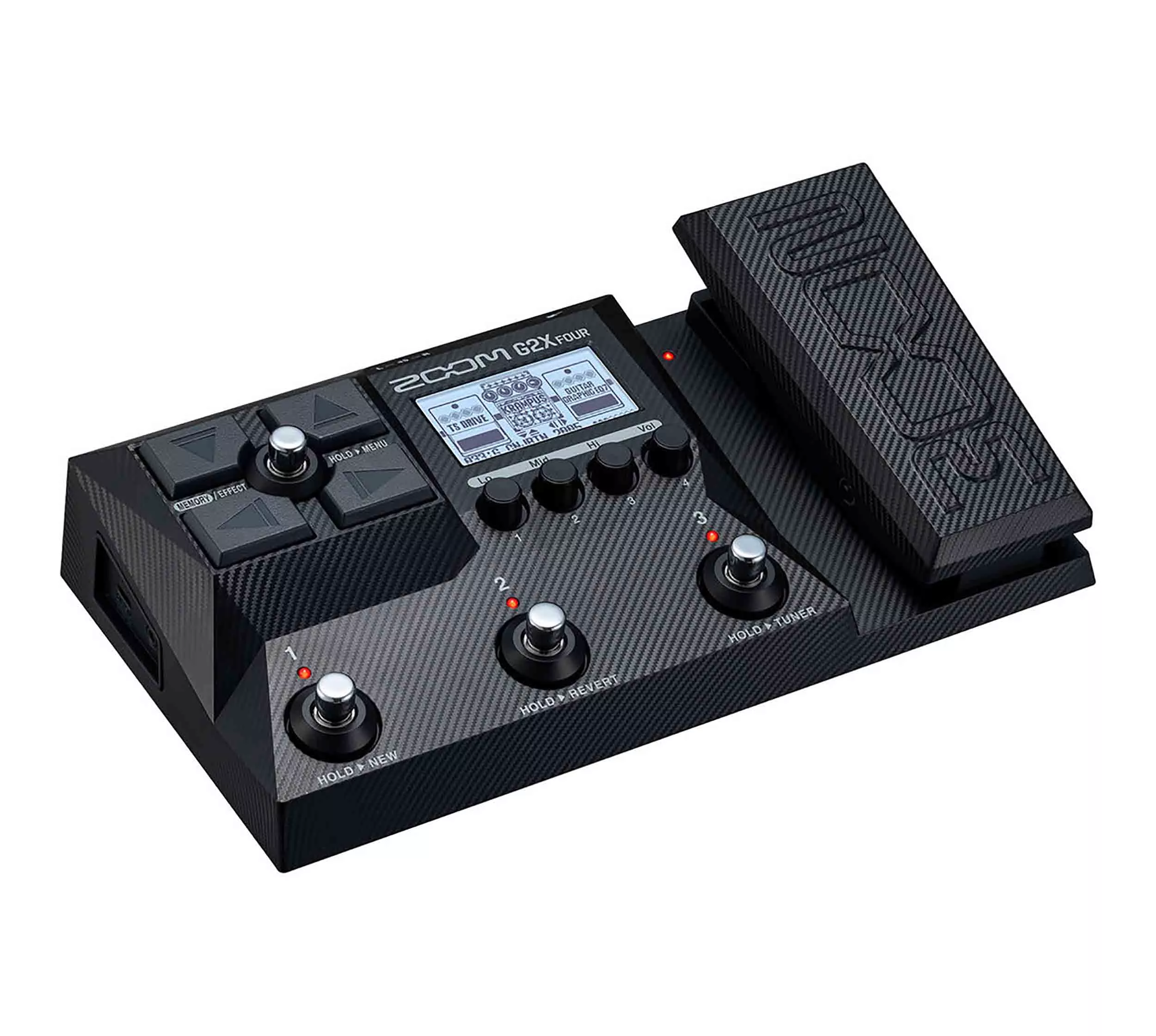 ZOOM G2X Four, Multi-Effect Guitar Pedal - Black