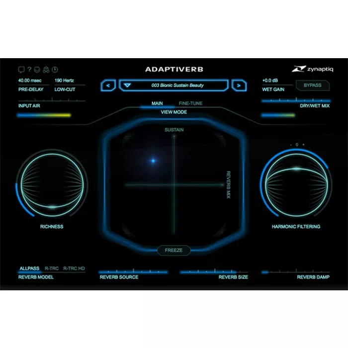 Zynaptiq AD1 Adaptiverb - Adaptive Reverb Plugin (VST/AU/AAX/RTAS)